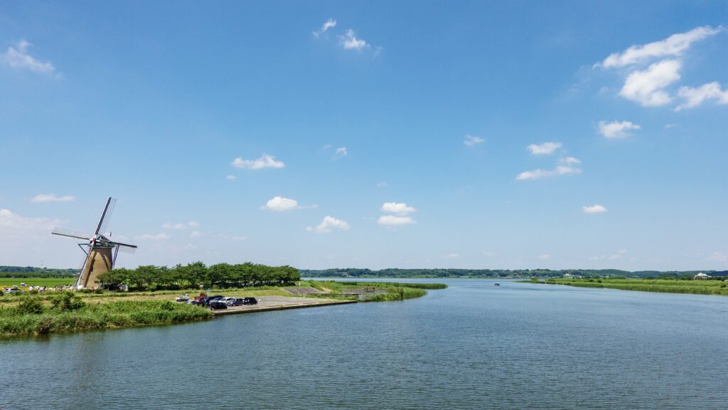 印旛沼の風景