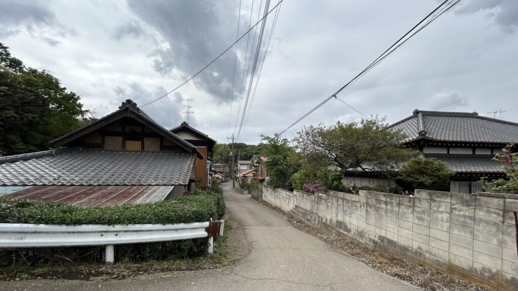 湖北駅から下手賀沼へ向かう道の美しい風景