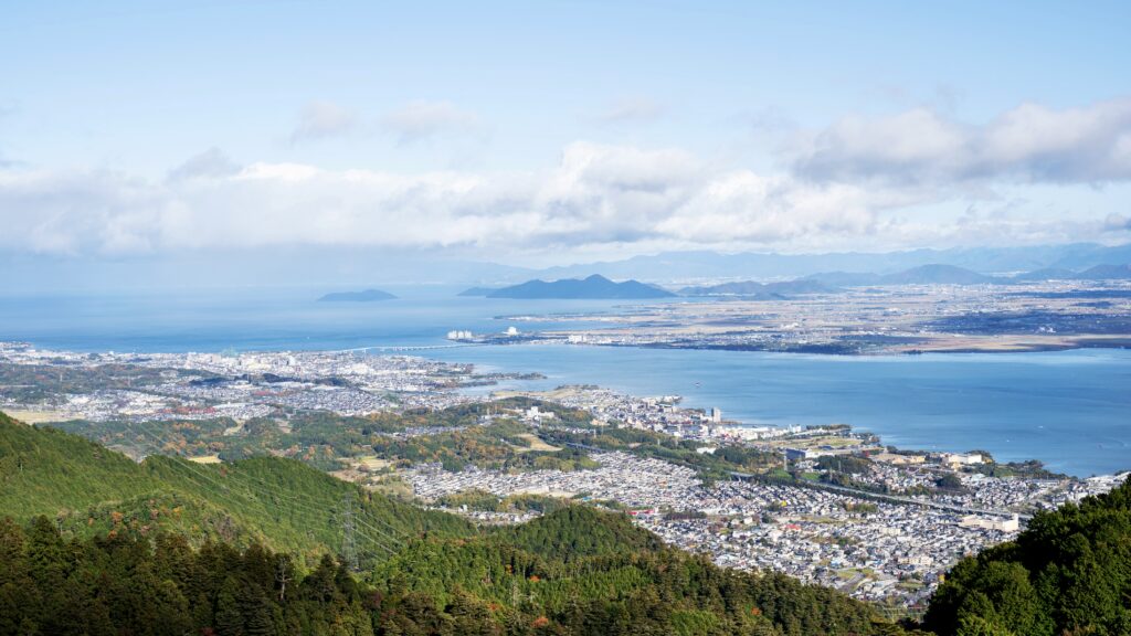 琵琶湖の風景