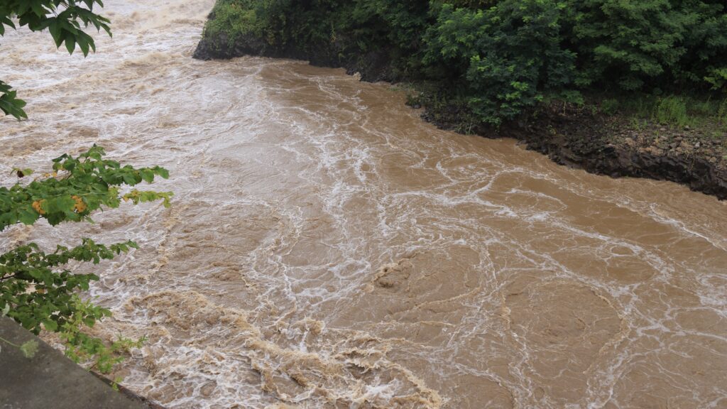 下流域の洪水被害を軽減する