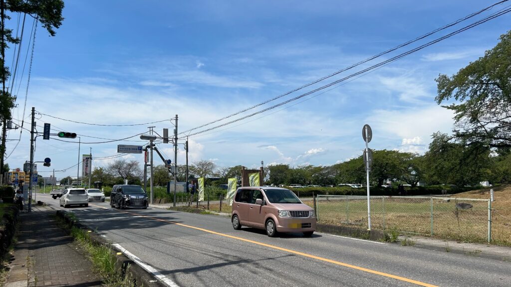 さきたま古墳群の車でのアクセス