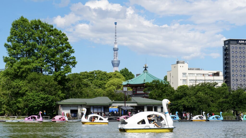 不忍池の風景