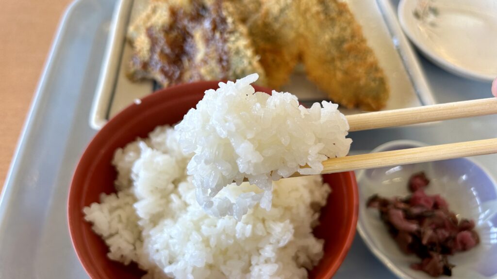 ばんやのアジフライ定食