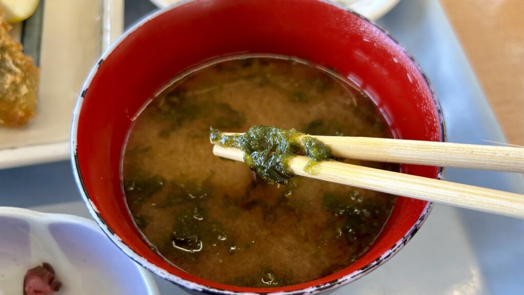 ばんやのアジフライ定食