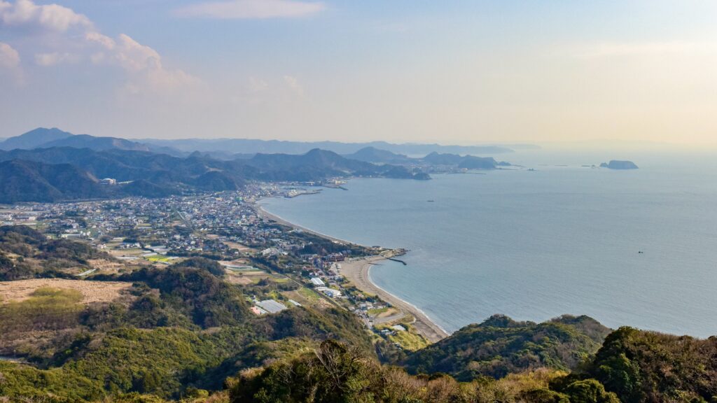 広大な房総半島