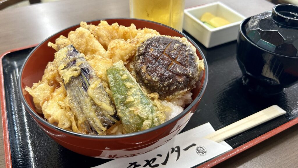 印旛沼漁協 水産センターのナマズ天丼