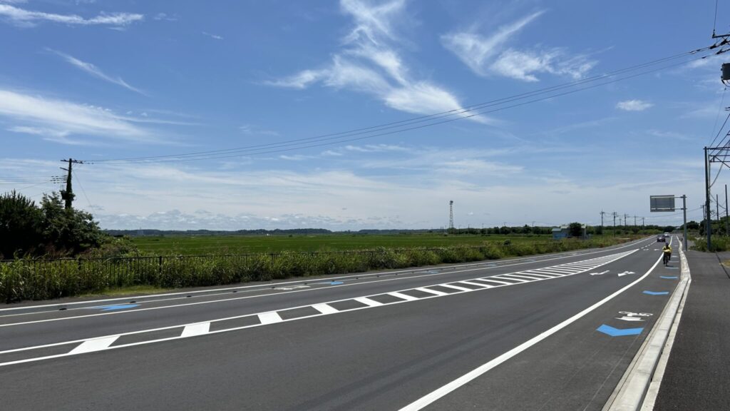 印旛沼のサイクリング