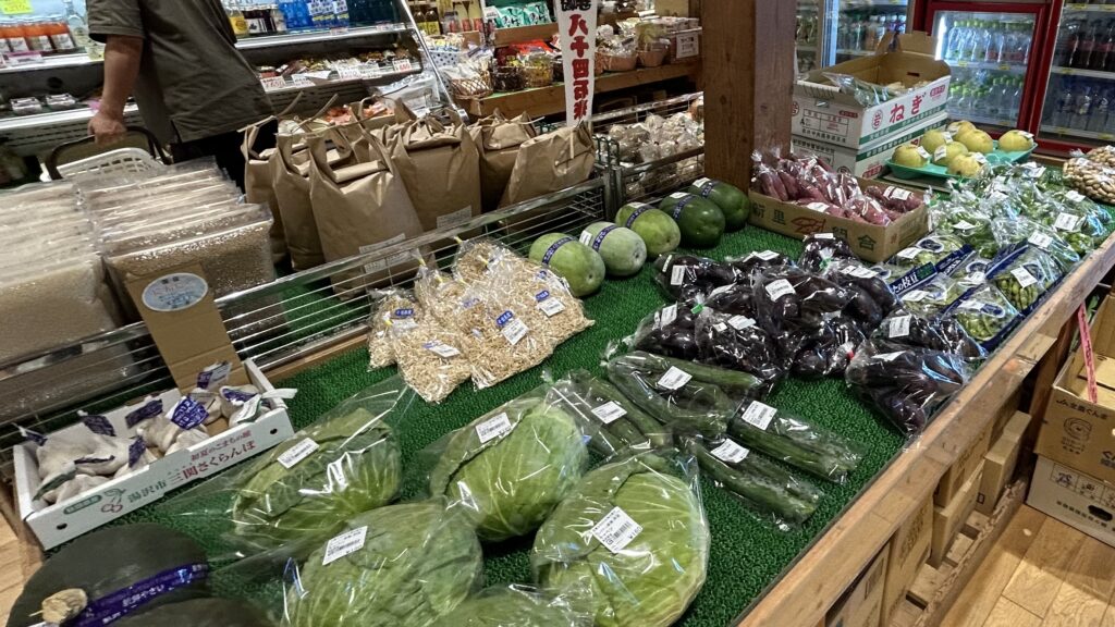 印旛沼の野菜