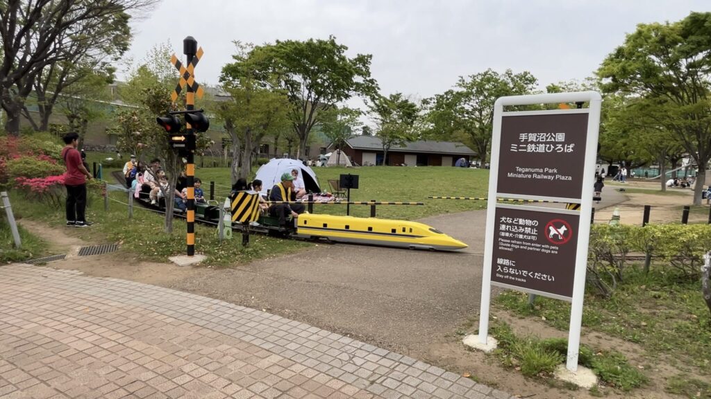 手賀沼公園のドクターイエロー