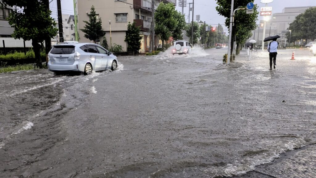 洪水のイメージです