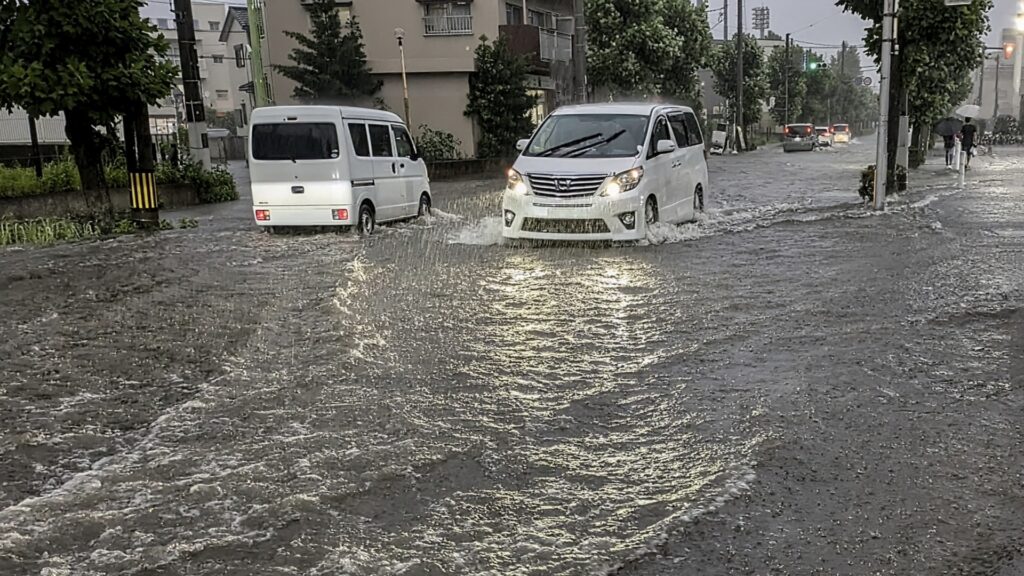 洪水のイメージです