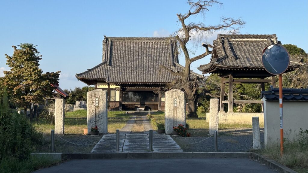 守谷城近くの西林寺