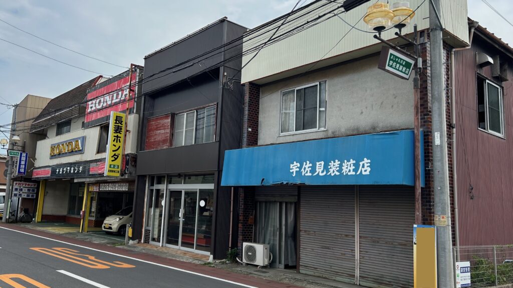 守谷駅前のレトロ商店街