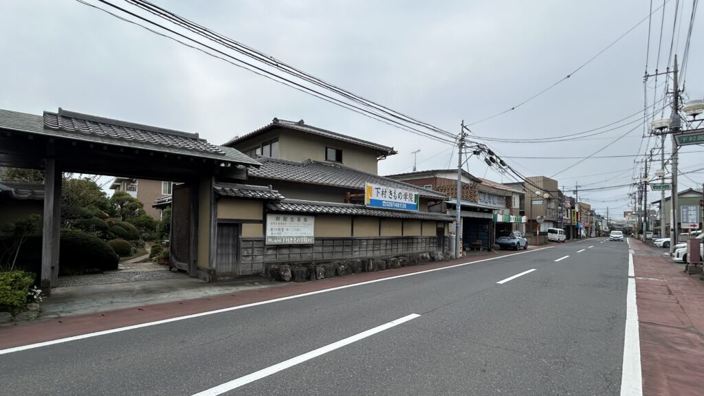 守谷駅前のレトロ商店街