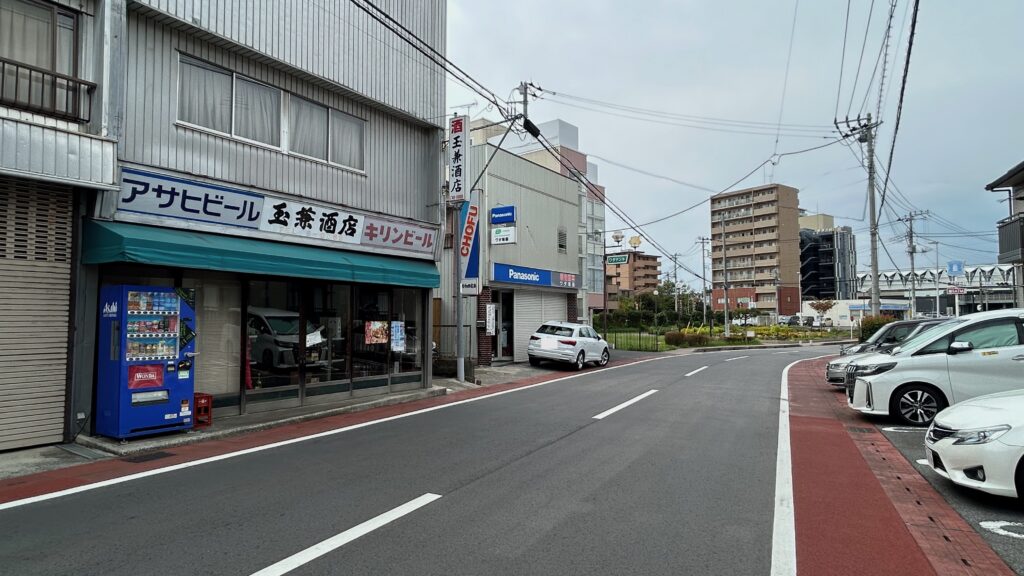 守谷駅前のレトロ商店街