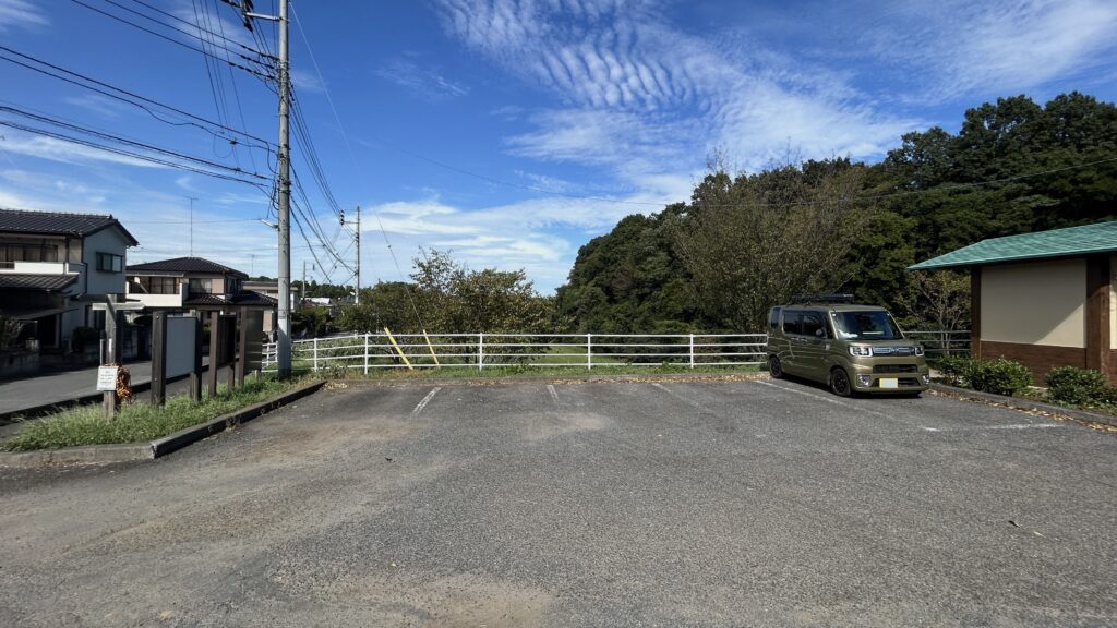 守谷城址公園の馬出曲輪