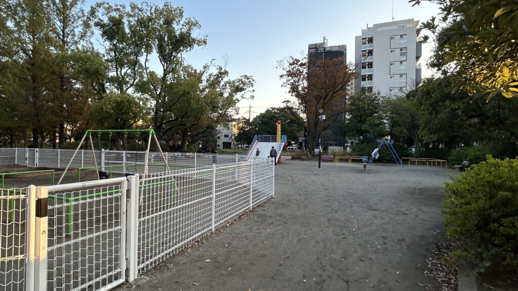 しょうぶ沼公園の遊具エリア