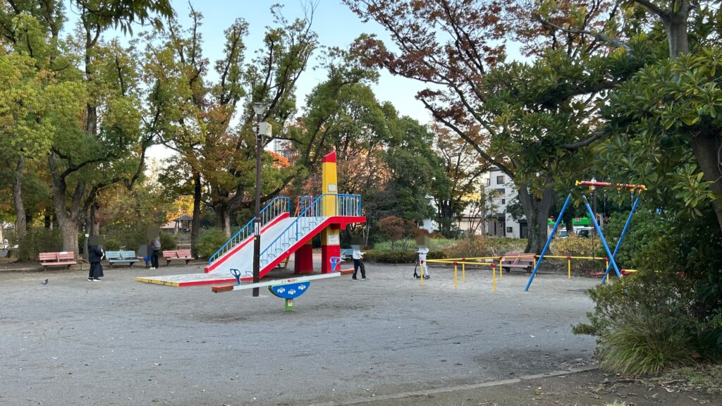 しょうぶ沼公園の遊具エリア