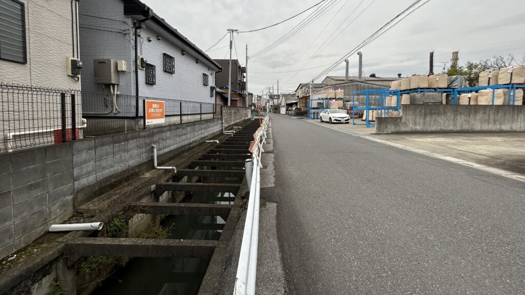 水路が張り巡らされている八潮市