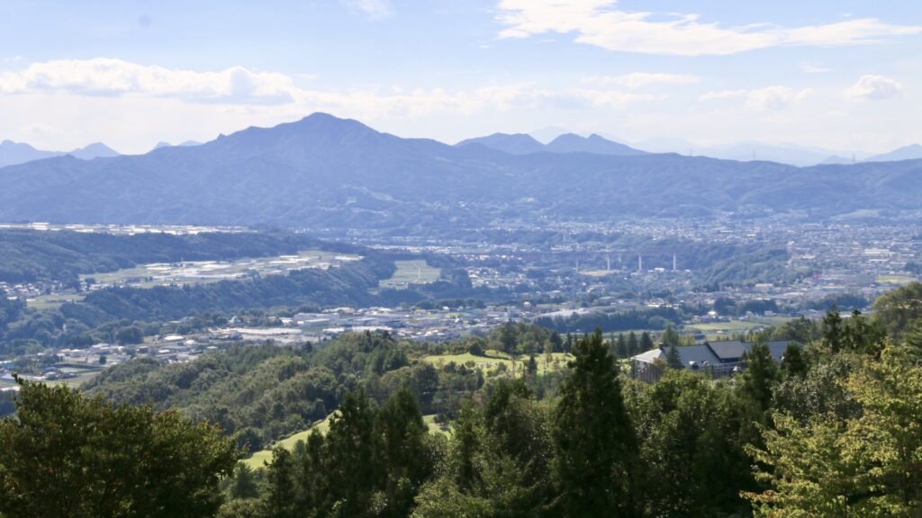 群馬県沼田市の河岸段丘