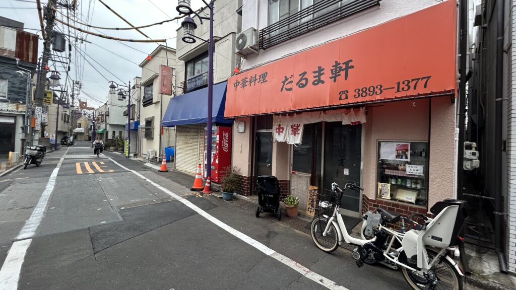 飲食店が少ない尾久