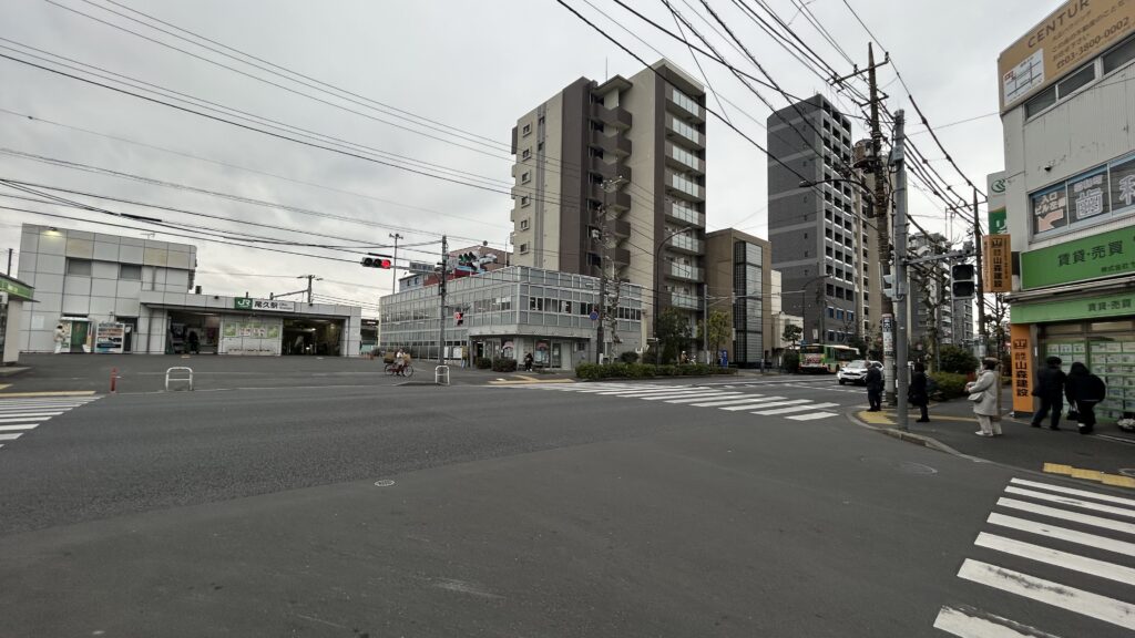 鉄道騒音はごく一般的な尾久