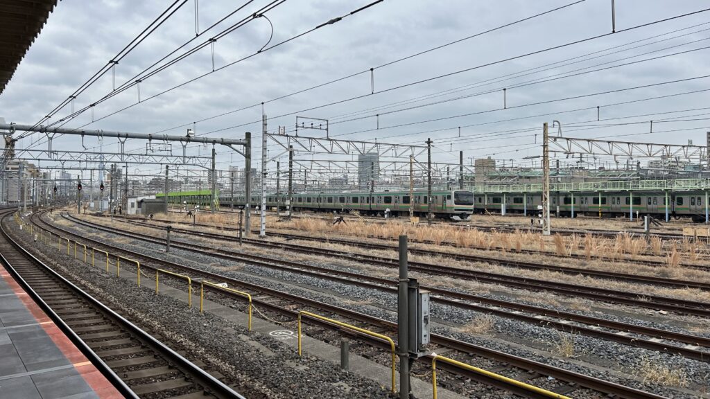 鉄道騒音はごく一般的な尾久