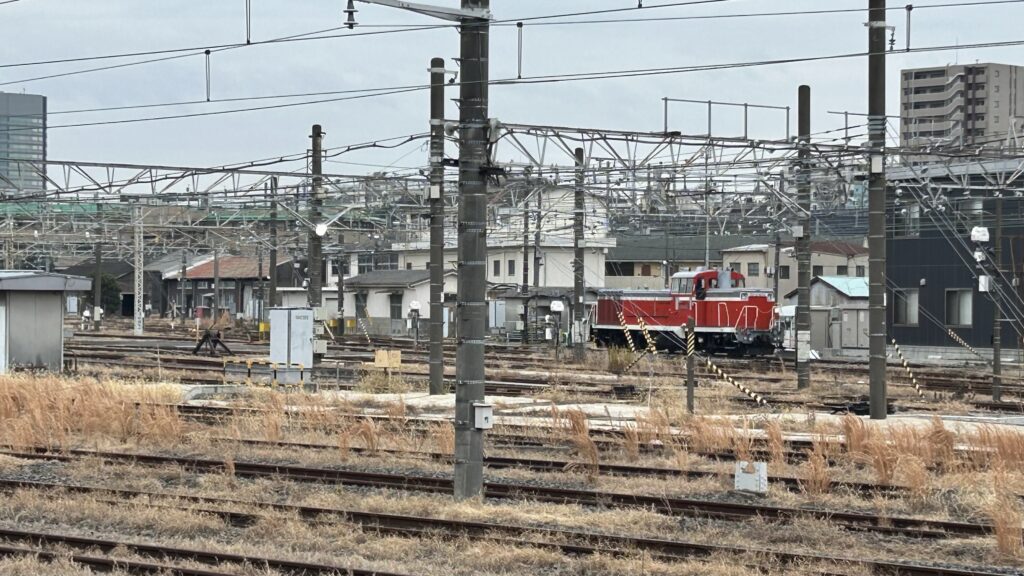 鉄道騒音はごく一般的な尾久