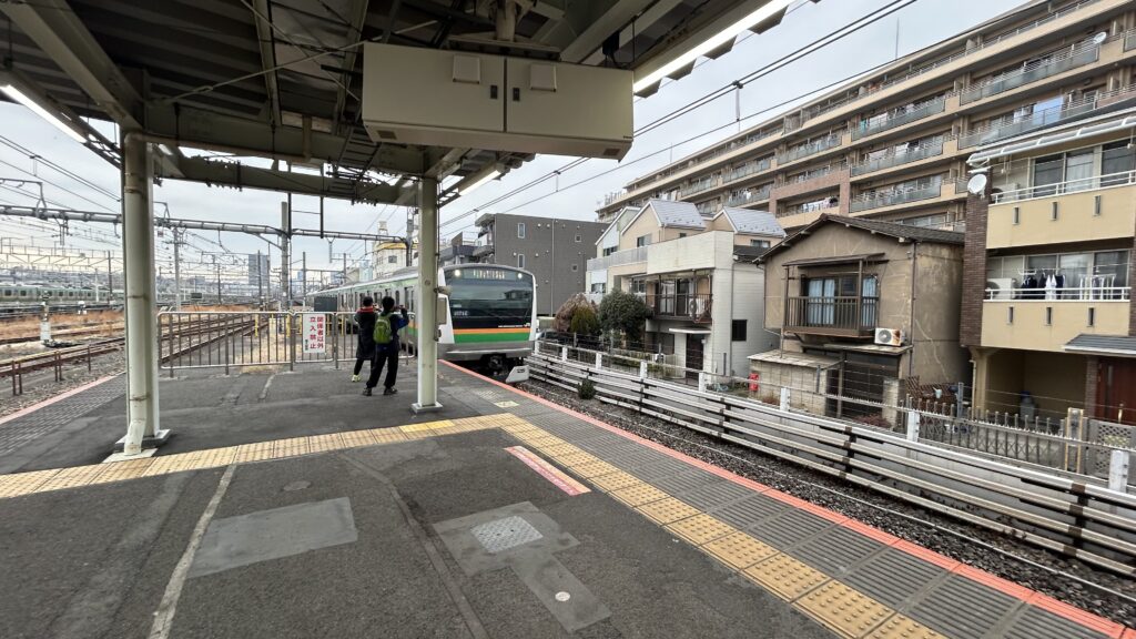 鉄道騒音はごく一般的な尾久