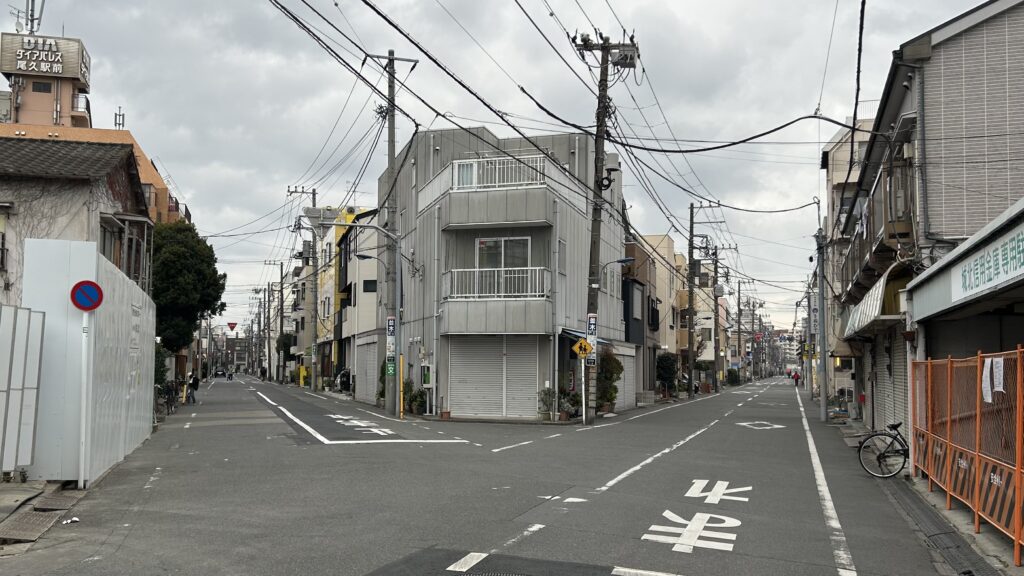 鉄道騒音はごく一般的な尾久