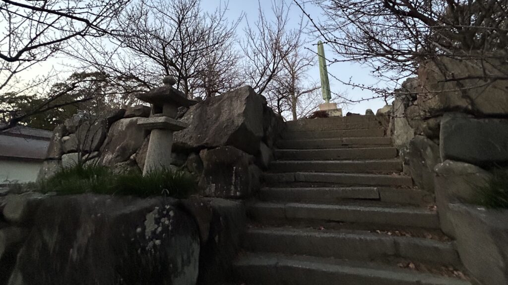 桑名城の天守台跡