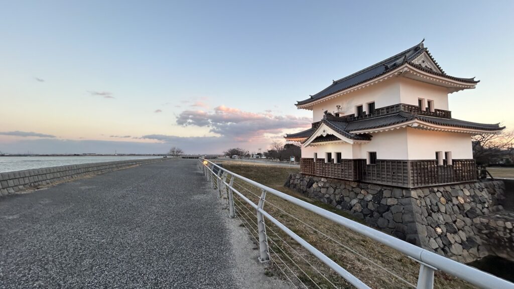 桑名城の天守台跡