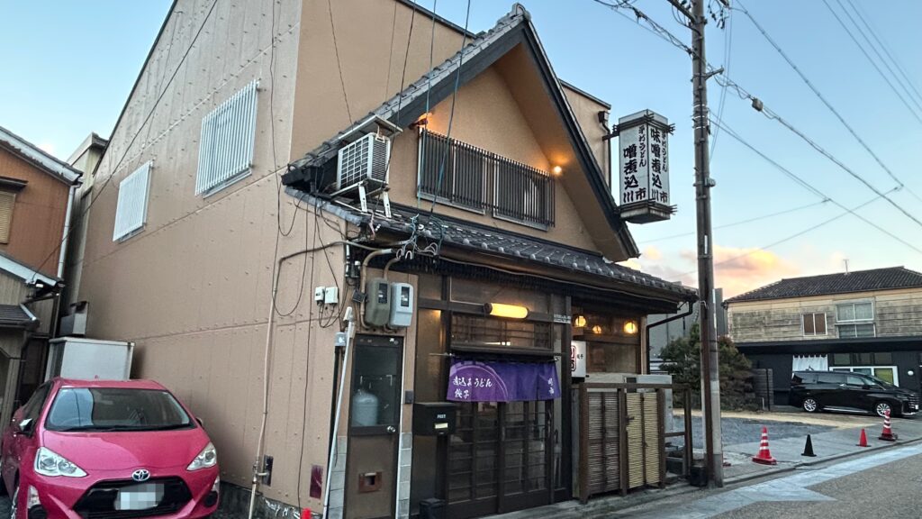 名物ハマグリの絶品うどん(麺処餃子川市)